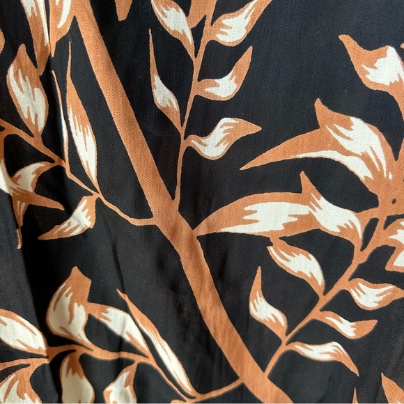 True Destinations Sleeveless Black and Brown Maxi Sun Dress, Medium - Picture 8 of 11